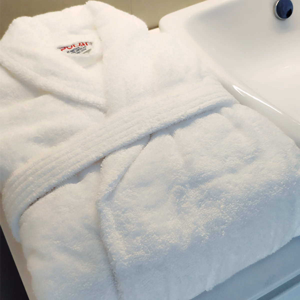 XL 1100g Boucle Shawl Collar Bathrobe