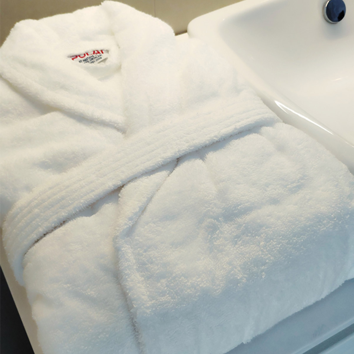 XL 1100g Boucle Shawl Collar Bathrobe