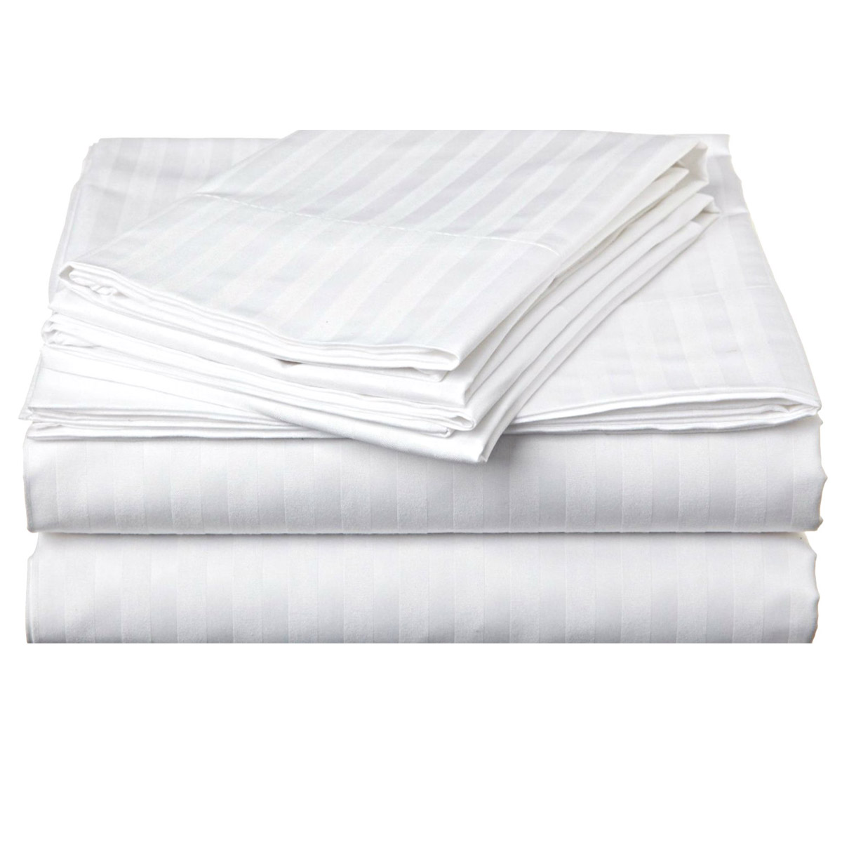 Double Satin Stripe Sheet 120 Tel 160x240 cm (Sheet Only)