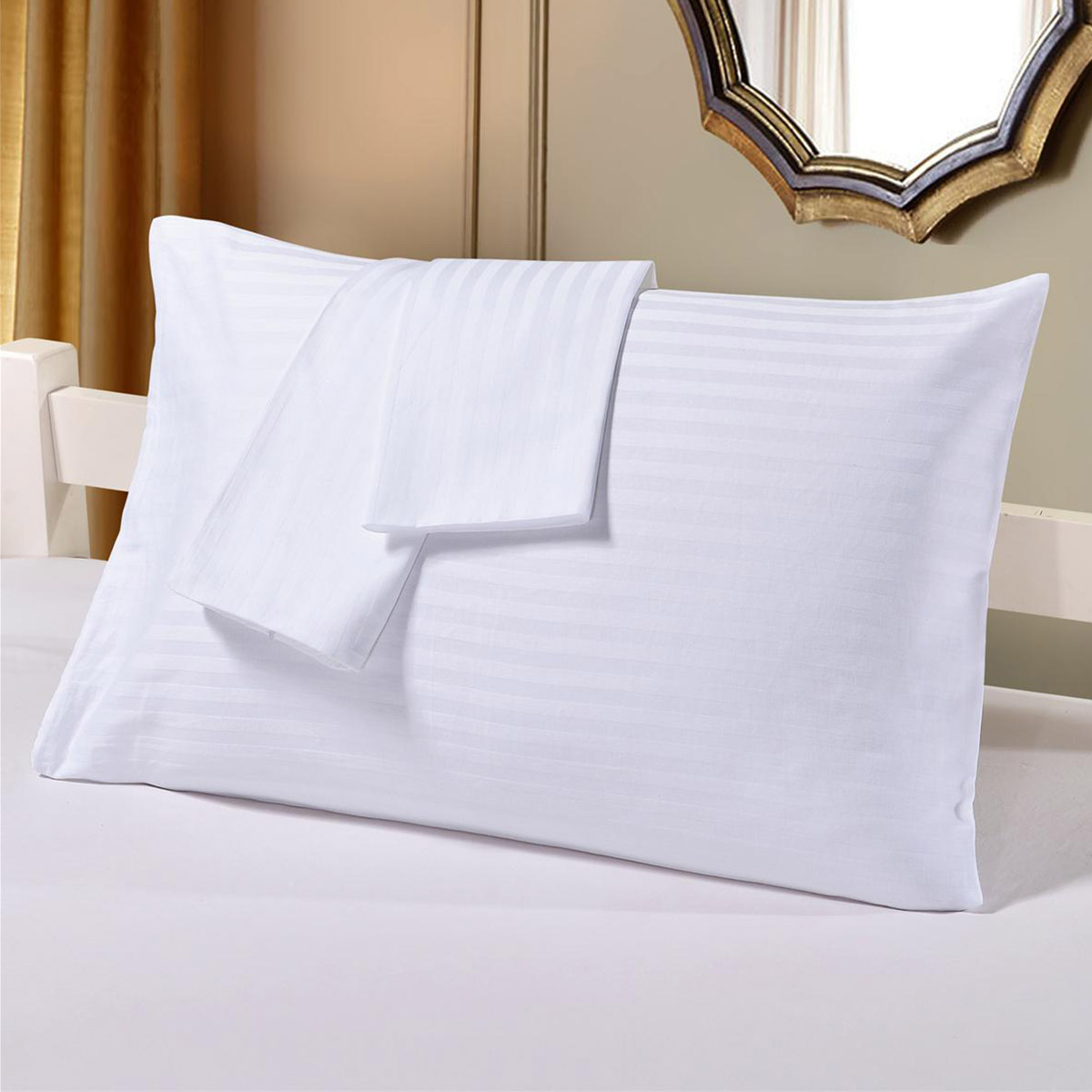 Patrisa Series 300 TC Satin Stripe Pillowcase 50x70 cm